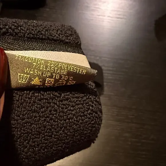 Louis Vuitton Black Headband and Wristbands Set